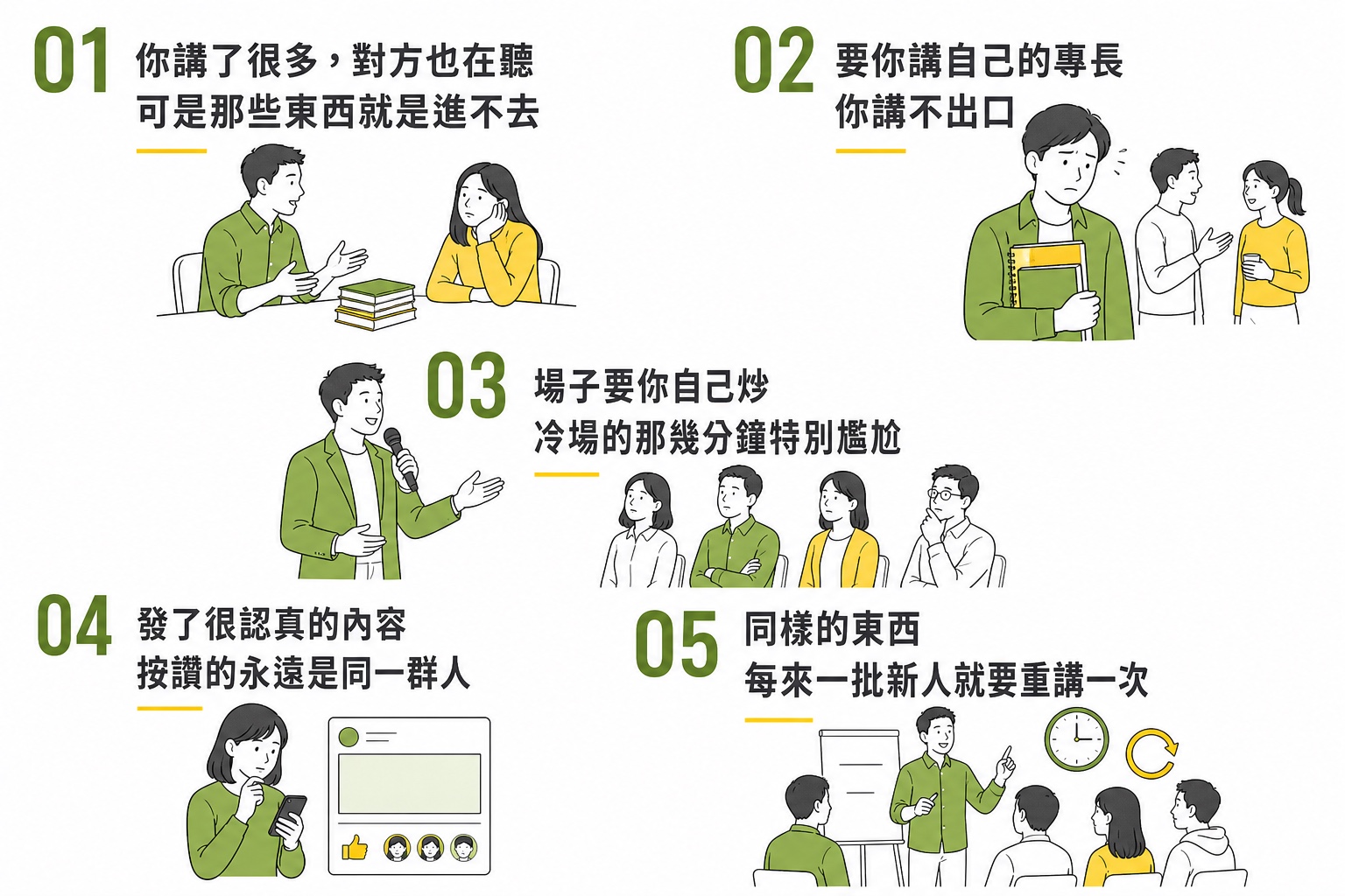 這五種卡住，你可能遇過其中一種