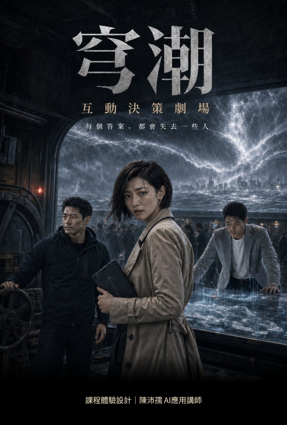 《穹潮》互動決策劇場海報:每個答案,都會失去一些人